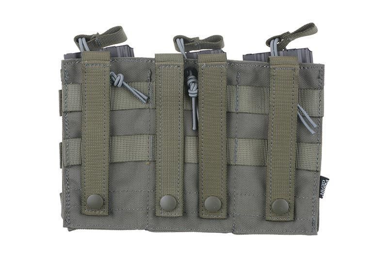 Тройной подсумок Open I для магазинов AK/M4/G36 - ranger green [Primal Gear] (для страйкбола) PRI-19-019481 фото