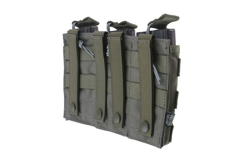 Тройной подсумок Open I для магазинов AK/M4/G36 - ranger green [Primal Gear] (для страйкбола) PRI-19-019481 фото