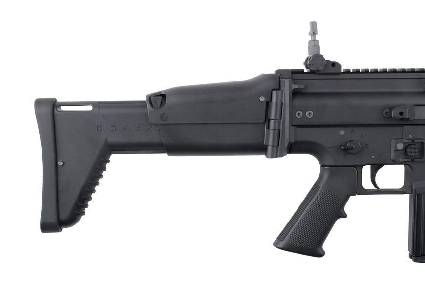 Страйкбольный аналог karabinka WE SCAR-H "Open Bolt" - czarna [WE] (для страйкболу) WET-02-017091 фото