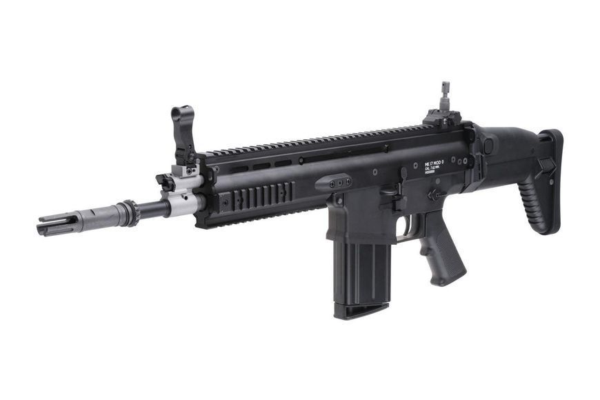 Страйкбольный аналог karabinka WE SCAR-H "Open Bolt" - czarna [WE] (для страйкболу) WET-02-017091 фото