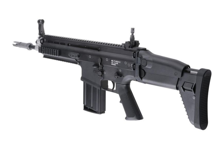 Страйкбольный аналог karabinka WE SCAR-H "Open Bolt" - czarna [WE] (для страйкболу) WET-02-017091 фото