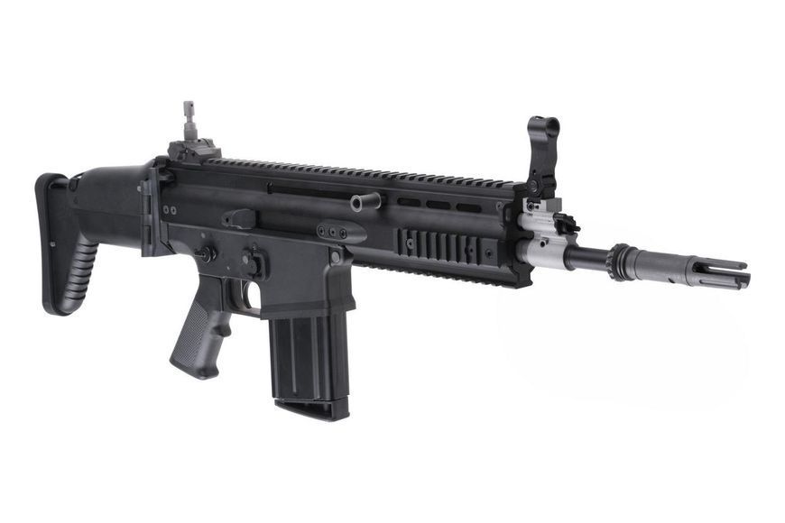 Страйкбольный аналог karabinka WE SCAR-H "Open Bolt" - czarna [WE] (для страйкболу) WET-02-017091 фото
