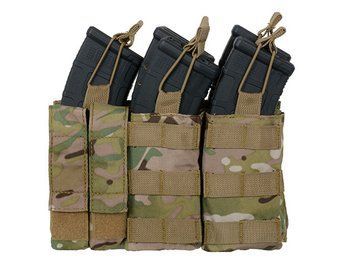 Потрійний подсумок пістолетно-гвинтівковий AK/9mm (5 plus 2) - Multicam [8FIELDS] M51613137-CP фото