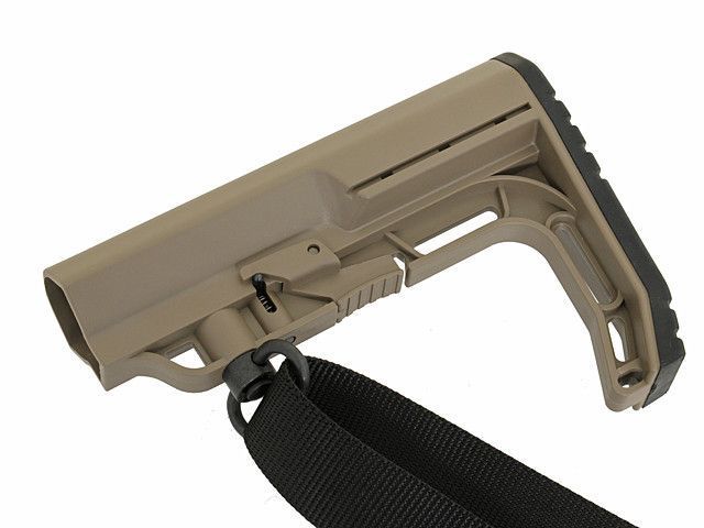 Мінімалістичний приклад гвинтівковий AR/M4 - Black [Big Dragon] (для страйкболу) BD3668 фото