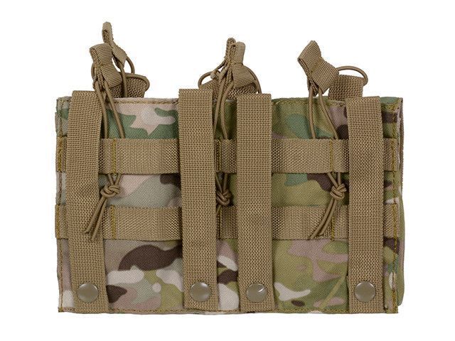 Потрійний подсумок пістолетно-гвинтівковий AK/9mm (5 plus 2) - Multicam [8FIELDS] M51613137-CP фото