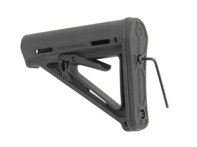 Эргономичный приклад тактический mod.2 - black (для страйкбола) BD3650 фото