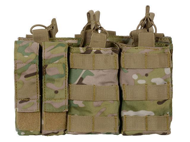 Потрійний подсумок пістолетно-гвинтівковий AK/9mm (5 plus 2) - Multicam [8FIELDS] M51613137-CP фото