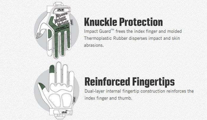 Mechanix - M-Pact Tactical Glove - Grey Wolf (для страйкболу) 16418 фото