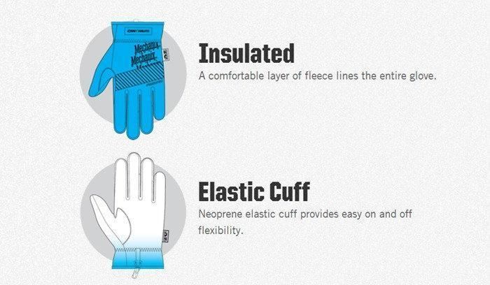 Mechanix - FastFit Insulated Protective Glove - Black (для страйкболу) 16526 фото