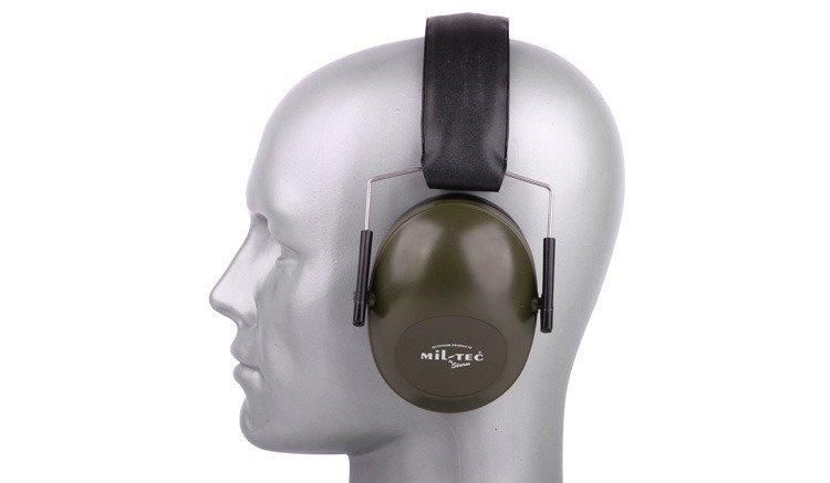 Mil-Tec - Pasive earmuffs - OD Green - 16242001 (для страйкболу) 19483 фото
