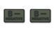 Helikon - PVC Patch - Blood Type - B- NEG - Olive Green - 2pcs (для страйкбола) 11913 фото