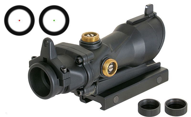 Коліматор ACOG 1X32 Rifle Red Dot Sight &mdash; Black [Aim-O] (для страйкболу) AO5015-BK(008414) фото
