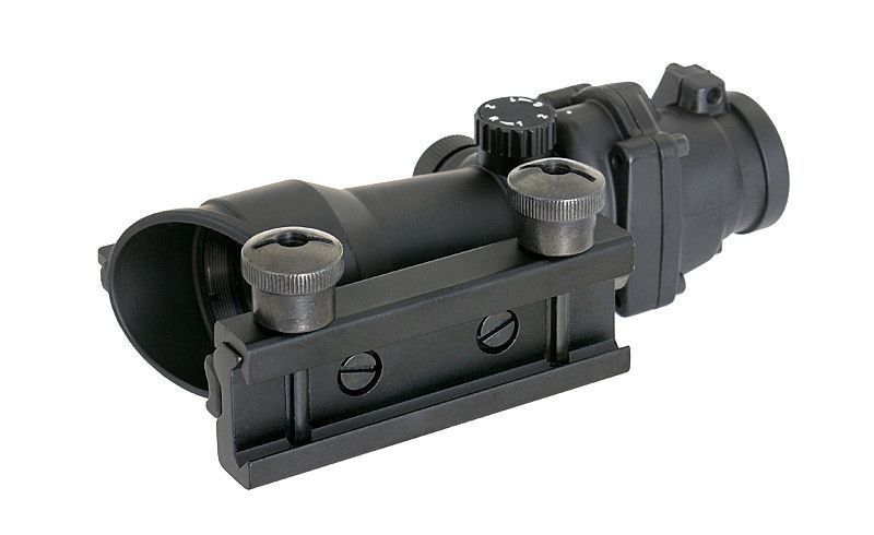 Коліматор ACOG 1X32 Rifle Red Dot Sight &mdash; Black [Aim-O] (для страйкболу) AO5015-BK(008414) фото