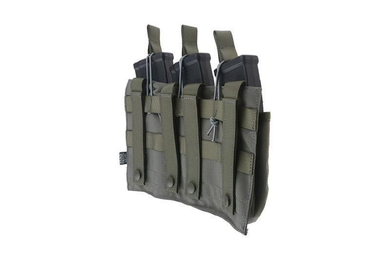Потрійний подсумок OPEN для магазинів AK - ranger green [Primal Gear] (для страйкболу) PRI-19-019437 фото