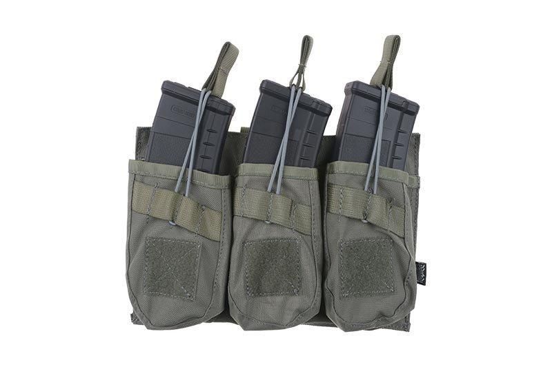 Потрійний подсумок OPEN для магазинів AK - ranger green [Primal Gear] (для страйкболу) PRI-19-019437 фото