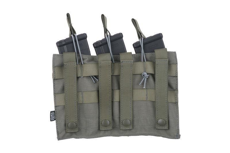 Потрійний подсумок OPEN для магазинів AK - ranger green [Primal Gear] (для страйкболу) PRI-19-019437 фото