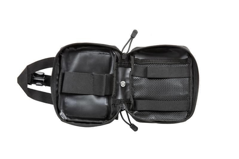 Mała apteczka zrywana MOLLE - czarna [GFC Tactical] (для страйкбола) GFT-19-023994 фото