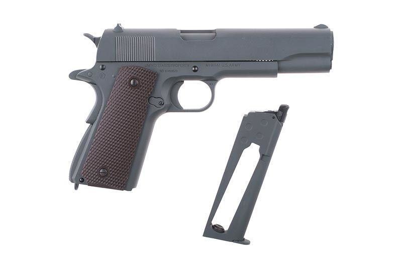 Страйкбольный пистолет Colt 1911 100Th Anniversary - Grey [CyberGun] (для страйкбола) CYB-02-019924 фото