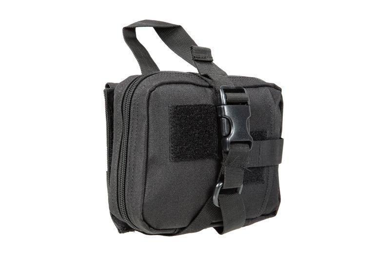 Mała apteczka zrywana MOLLE - czarna [GFC Tactical] (для страйкбола) GFT-19-023994 фото