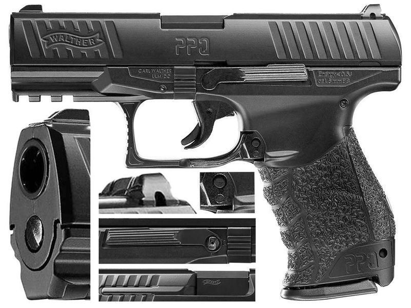 Страйкбольний пістолет Walther PPQ HME &mdash; Spring &mdash; 2.5886 [Umarex] 27052(2.5886) фото