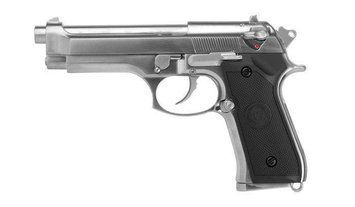 WE - M92 Pistol airsoft - Chrome Full Metal (для страйкбола) 8384 фото