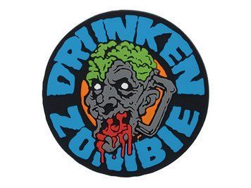 Нашивка Drunken Zombie PVC - Blue [Emerson] (для страйкбола) EM9356B фото