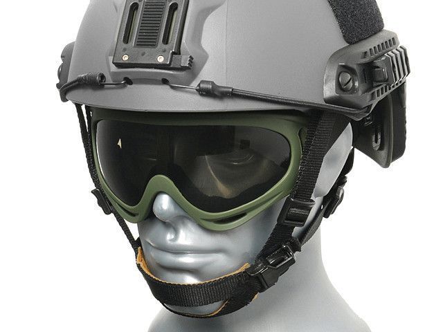 Тактические очки gogle страйкбольные V2 - Olive/Tinted [PJ] (для страйкбола) MA-86-OD-BK фото