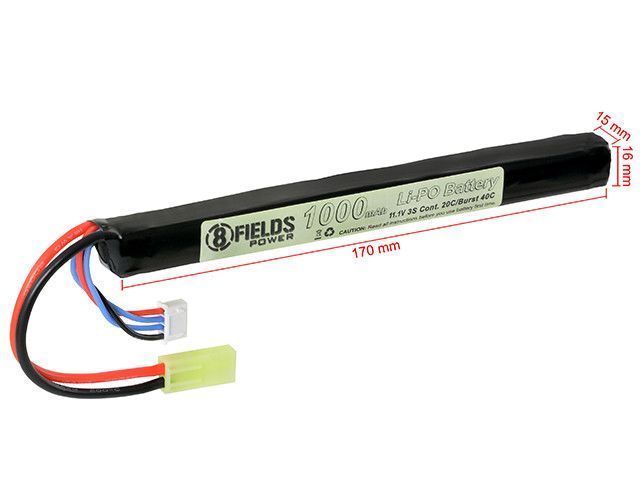 Akumulator Li-Po 1000mAh 11,1V 20/40C [Victory Battery]&nbsp;(для страйкбола) VL201011 фото