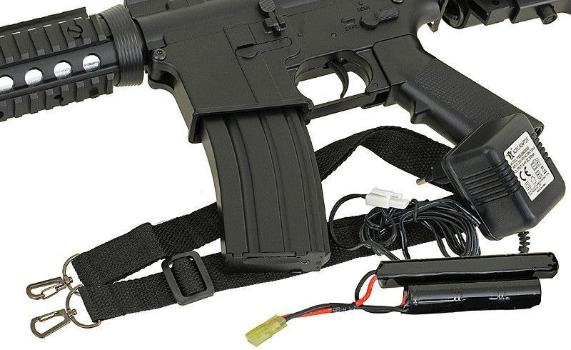 Страйкбольна модель карабіна M4 RIS ABS CM.507 &mdash; Black [Cyma] FB3427 фото