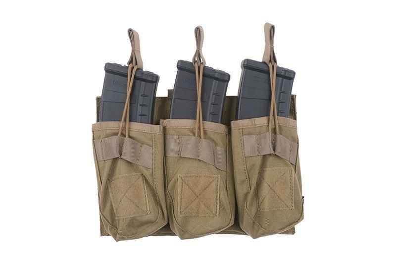 Потрійний подсумок OPEN для магазинів AK - tan [Primal Gear] (для страйкболу) PRI-19-019436 фото