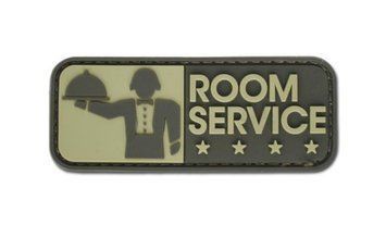 MIL-SPEC MONKEY - Morale Patch - Room Service - PVC - Desert (для страйкбола) 10721 фото