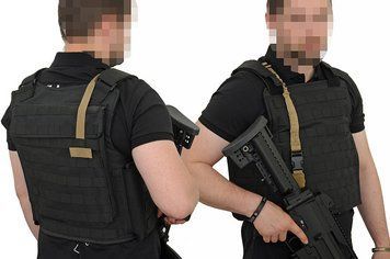 1-punktowy pas bungee z mocowaniem MOLLE - Black [8FIELDS] (для страйкболу) M51617097-BK фото