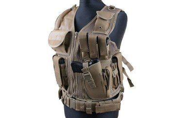 Жилет тактический (разгрузочный) KAM-39 - tan [GFC Tactical] (для страйкбола) GFT-18-001855 фото