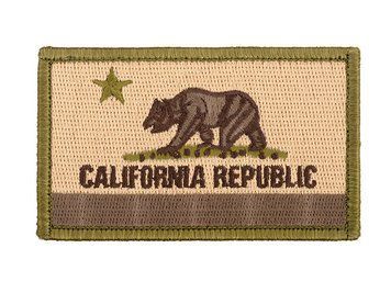 Naszywka haftowana US California State Flag - Olive [Minotaurtac] (для страйкбола) MIN47-US фото