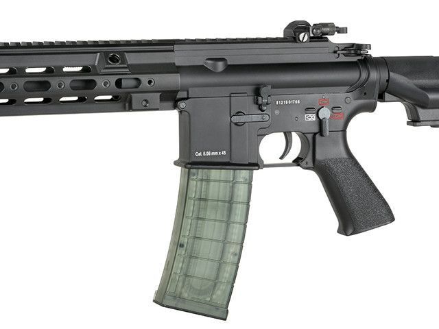 Полімерний магазин 200 куль 416/AR15 - Translucent [BattleAxe] (для страйкболу) FBP2361 фото