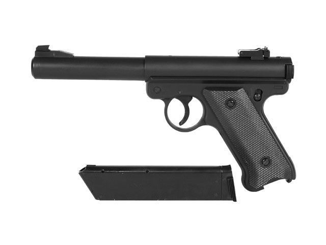 Страйкбольный пистолет Ruger MK1 Black Gas GNB [ASG] (для страйкбола) 14728 фото
