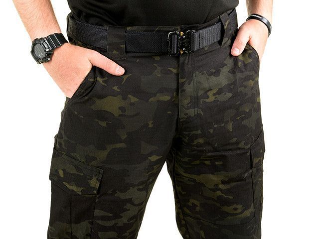 Spodnie Ergonomic Fit Long (32W) - MultiCam Black [EmersonGear] (для страйкбола) EMB9463MCBK32 фото