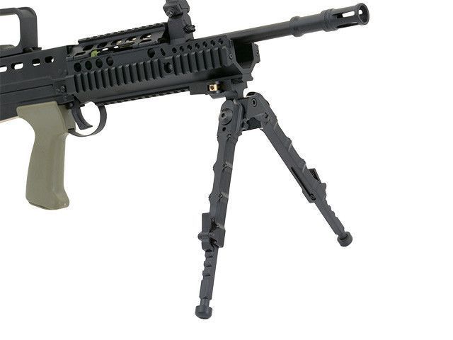6.25-9.75 дюймові алюмінієві сошки QD - Black [Castellan] (для страйкболу) BP011-BK фото