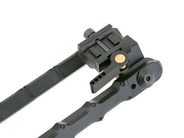 6.25-9.75 дюймові алюмінієві сошки QD - Black [Castellan] (для страйкболу) BP011-BK фото