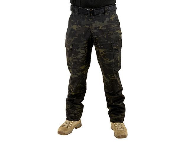 Spodnie Ergonomic Fit Long (32W) - MultiCam Black [EmersonGear] (для страйкбола) EMB9463MCBK32 фото