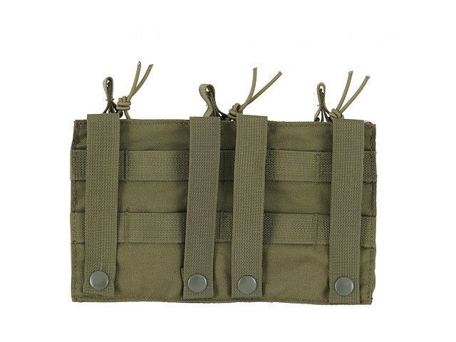Відкритий потрійний подсумок для магазинів 7.62 - Olive [8FIELDS] (для страйкболу) M51613110-OD фото