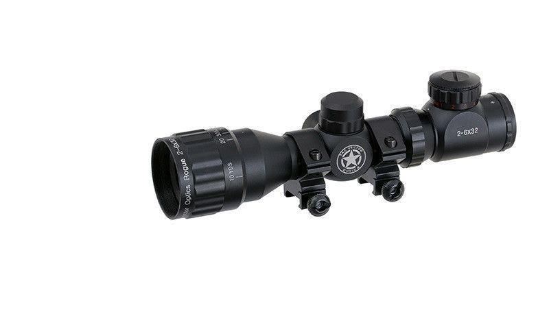 Luneta karabinowa Rogue 2-6x32AOE - Black [Vector Optics] (для страйкболу) SCOC-07 фото