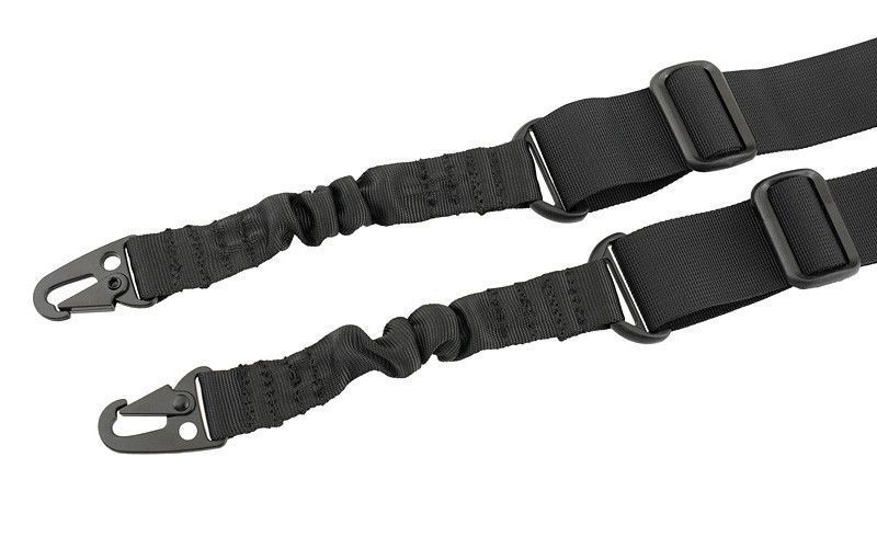 Dwupunktowy pas nośny Bungee - Black [Emerson] (для страйкболу) EM2426 фото