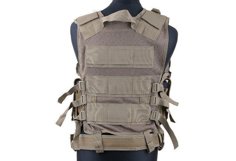 Жилет тактичний (розвантажувальний) KAM-39 - tan [GFC Tactical] (для страйкболу) GFT-18-001855 фото