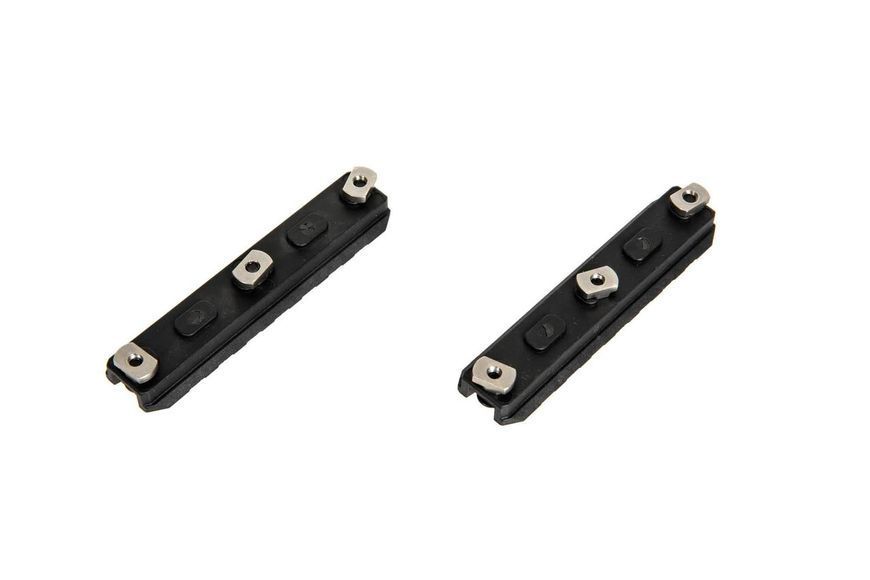 Polimerowa szyna M-LOK 3.5" (2 sztuki) - czarna [AMOEBA] (для страйкбола) AMB-09-030795 фото