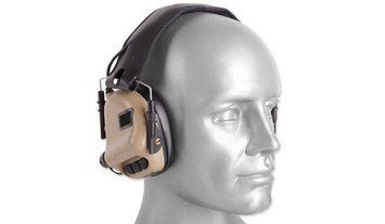 Earmor - Hearing Protection Earmuff with AUX Input M31 Mod 3 - Coyote Tan 16767 фото