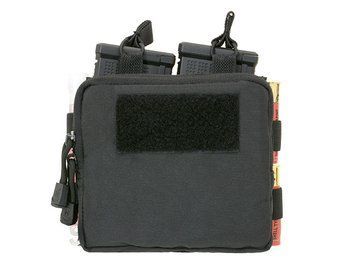 Подвійний подсумок винтовочный з кишенею - Black [8FIELDS] (для страйкболу) M51613154-BK фото