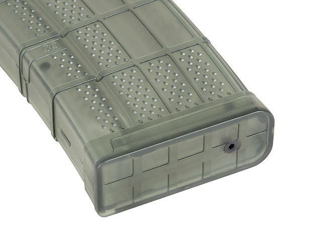 Полимерный магазин 200 шаров 416/SCAR16/AR15 - Translucent [BattleAxe]&nbsp;(для страйкбола) FBP2363 фото