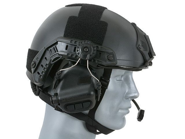 M32H Aktywne ochronniki słuch z mikrofonem na hełm - BK [EARMOR] (для страйкбола) M32H-BK фото