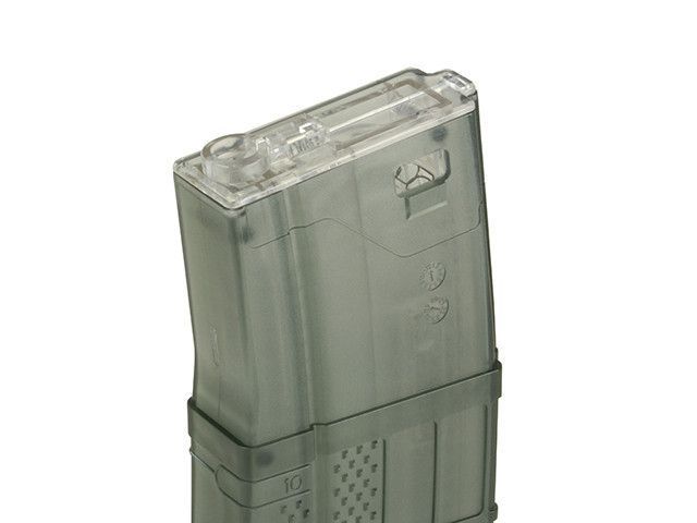 Полимерный магазин 200 шаров 416/SCAR16/AR15 - Translucent [BattleAxe]&nbsp;(для страйкбола) FBP2363 фото